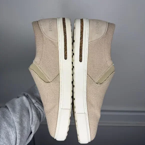 Birkenstock Oswego Sandcastle Canvas Slip-On Loafer EU 41 W10-10.5 M8-8.5 - Picture 2 of 9